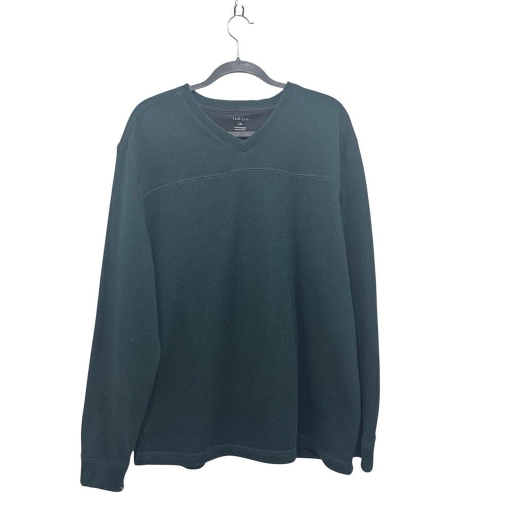 Van Heusen Forest Green V-Neck Sweater